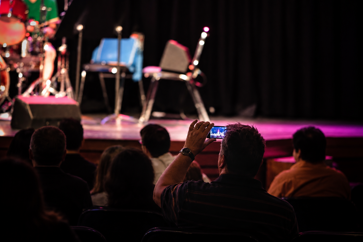 Performers taking the stage · MBMS archive
